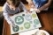 Symbolic image for renewable energies with a painting child
