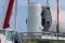 The image shows a large boiler